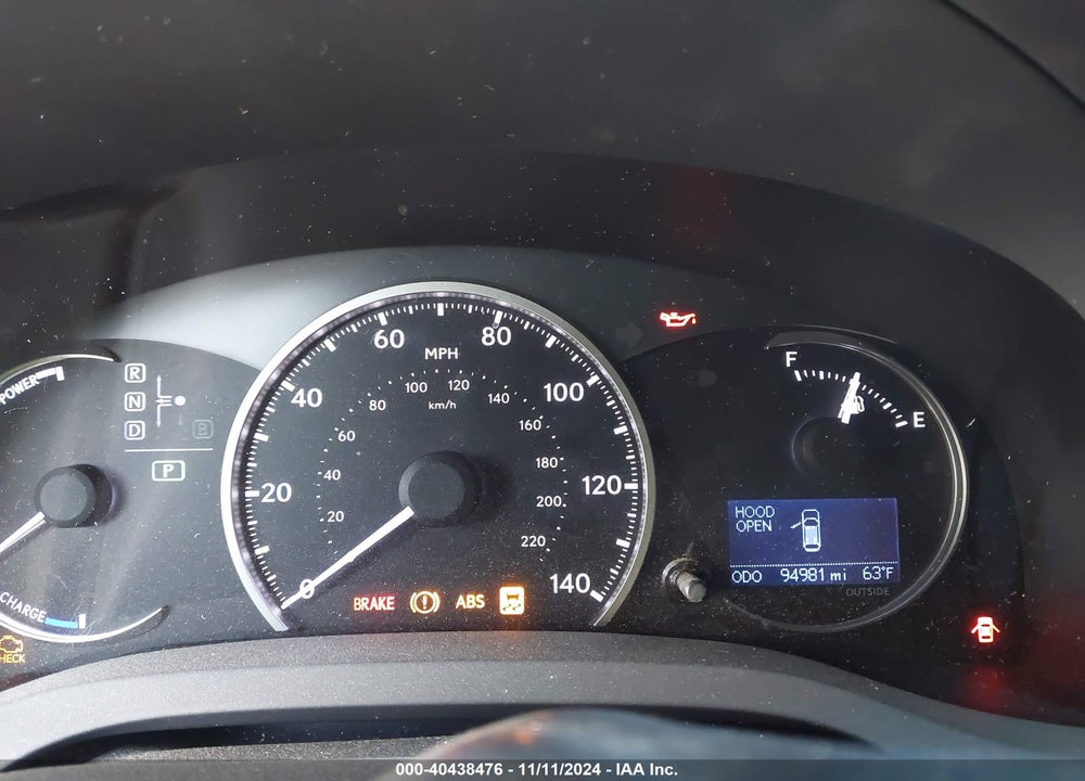 2017 LEXUS CT 200H VIN: JTHKD5BH6H2286755