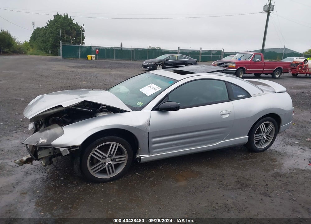 2000 MITSUBISHI ECLIPSE GT VIN: 4A3AC54L0YE149470