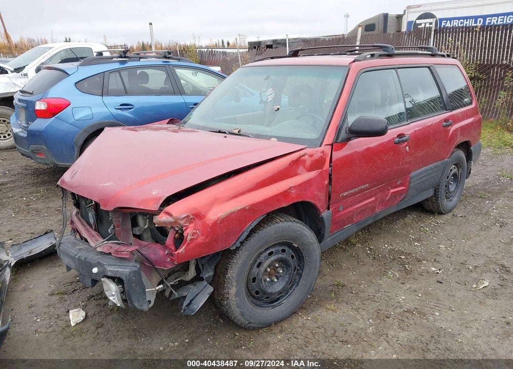 2002 SUBARU FORESTER L VIN: JF1SF63552H738050