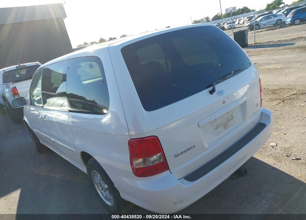 2005 KIA SEDONA EX/LX VIN: KNDUP132656712629