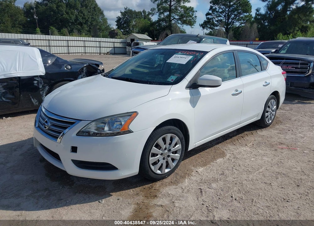 2015 NISSAN SENTRA S VIN: 3N1AB7AP4FY213439