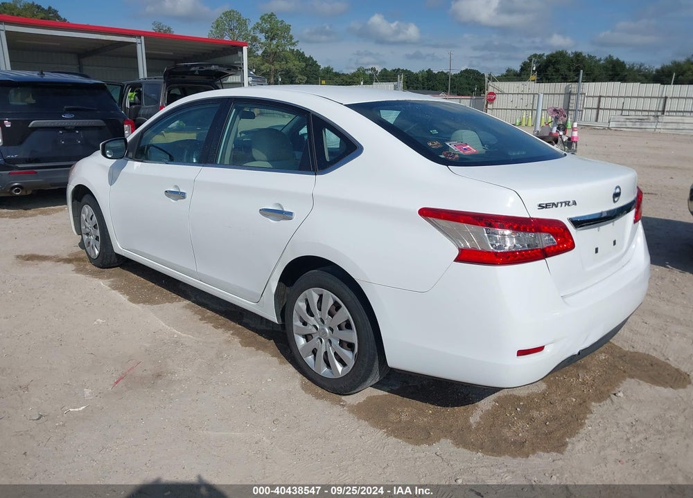 2015 NISSAN SENTRA S VIN: 3N1AB7AP4FY213439