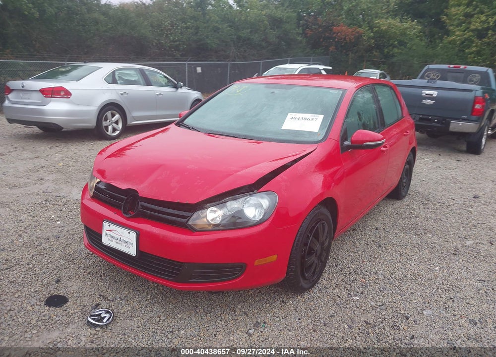 2013 VOLKSWAGEN GOLF 2.5L 4-DOOR VIN: WVWDB7AJ1DW133655