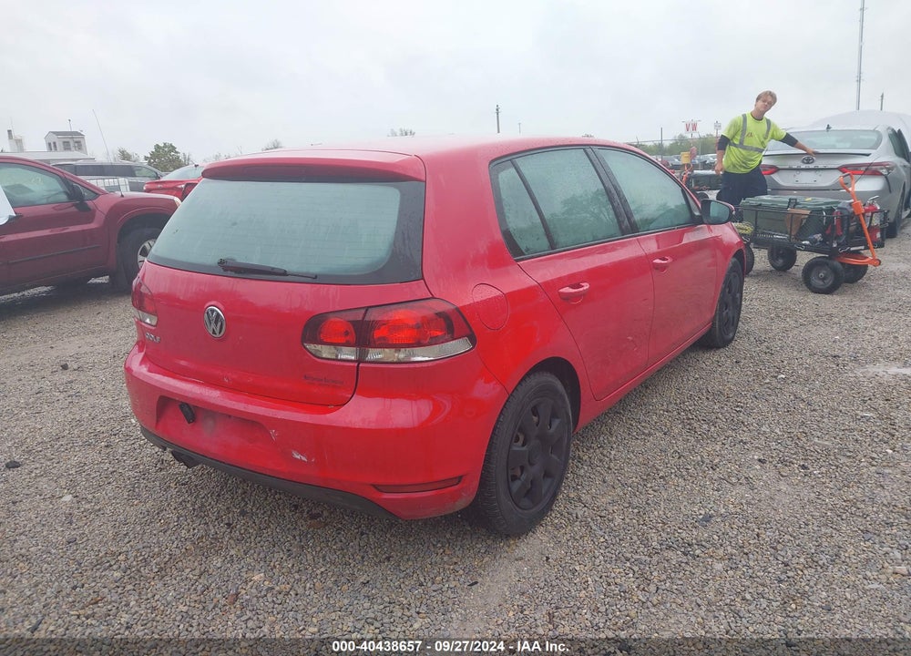 2013 VOLKSWAGEN GOLF 2.5L 4-DOOR VIN: WVWDB7AJ1DW133655