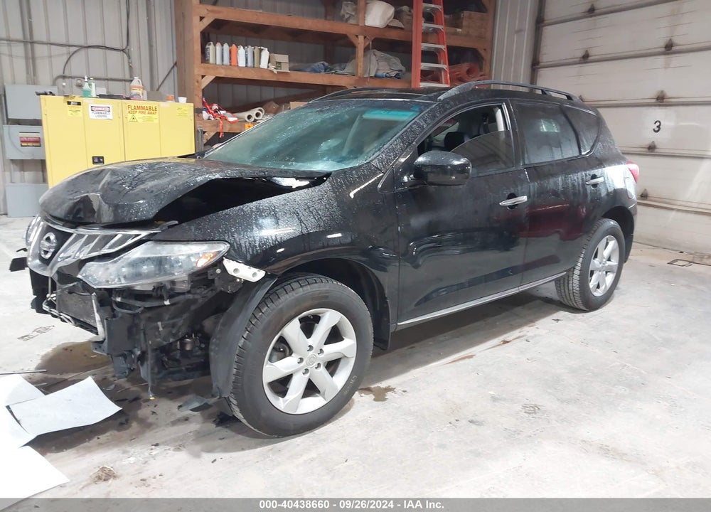 2010 NISSAN MURANO SL VIN: JN8AZ1MW2AW130637
