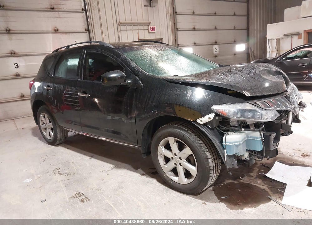 2010 NISSAN MURANO SL VIN: JN8AZ1MW2AW130637