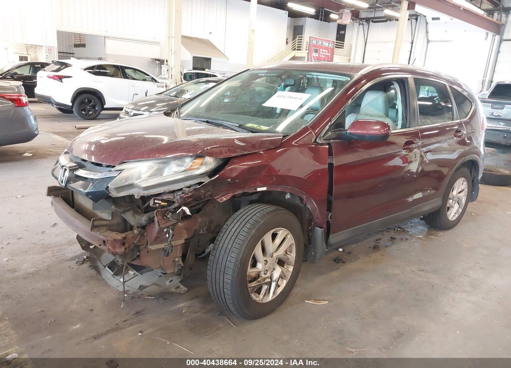 2015 HONDA CR-V EX-L VIN: 2HKRM4H76FH638494