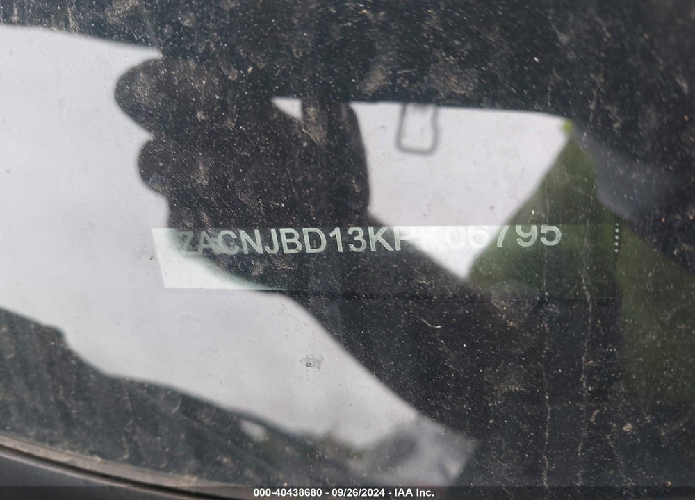 2019 JEEP RENEGADE LIMITED 4X4 VIN: ZACNJBD13KPK06795