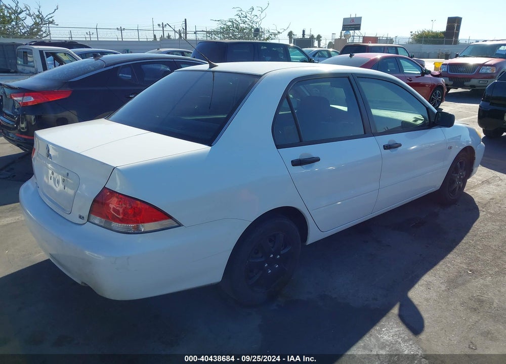 2005 MITSUBISHI LANCER ES VIN: JA3AJ26E75U027243