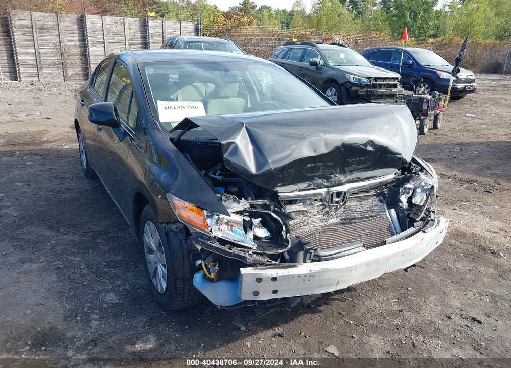2012 HONDA CIVIC LX VIN: JHMFB2F54CS003803