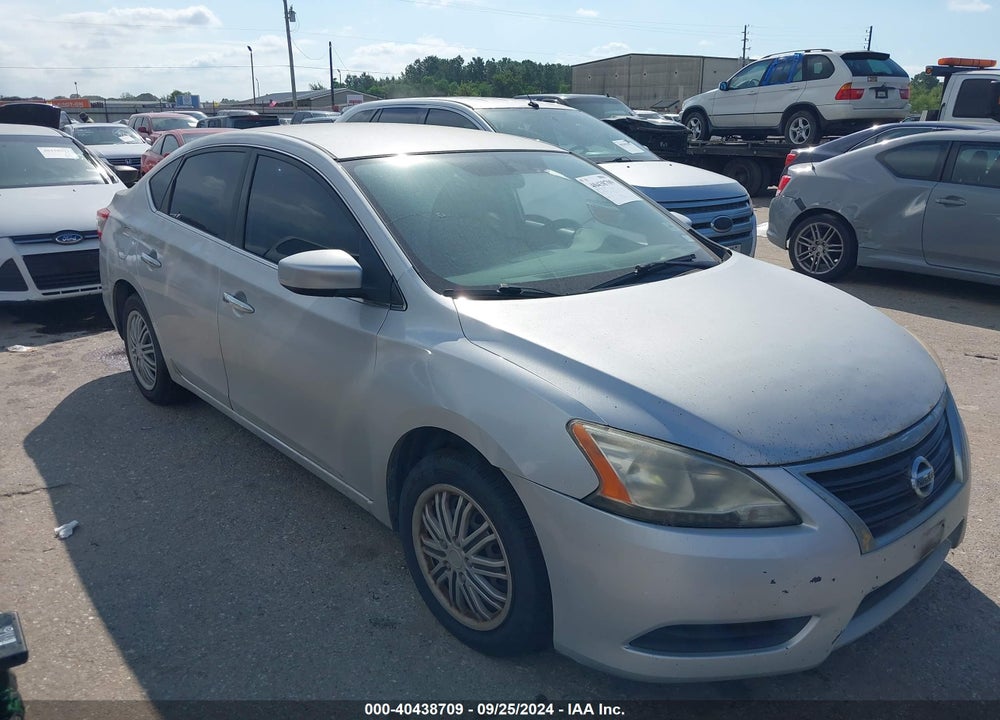 2013 NISSAN SENTRA SV VIN: 3N1AB7AP5DL672795