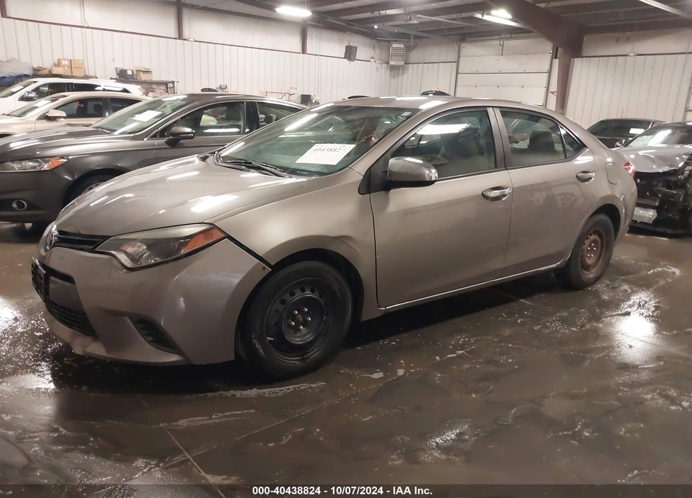 2016 TOYOTA COROLLA LE VIN: 2T1BURHE8GC500103