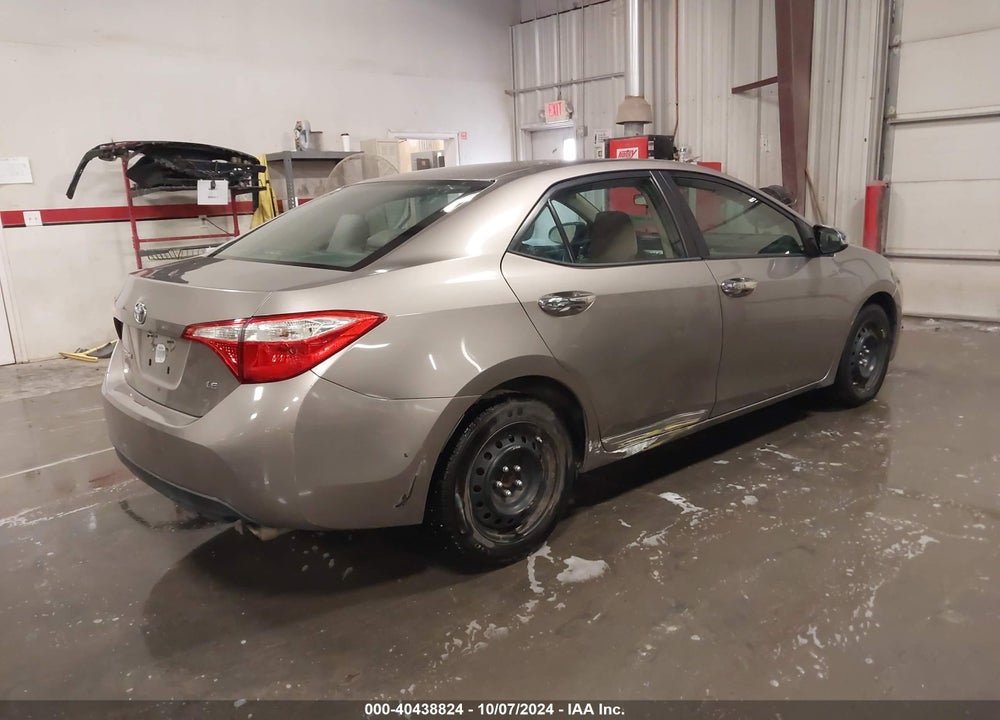 2016 TOYOTA COROLLA LE VIN: 2T1BURHE8GC500103