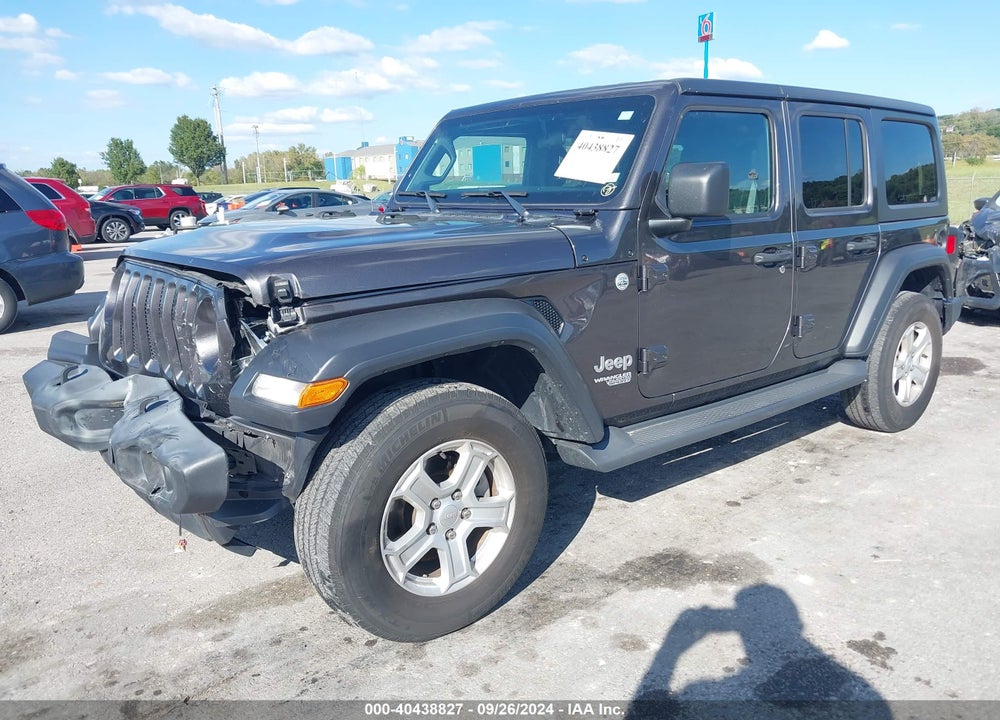 2020 JEEP WRANGLER UNLIMITED SPORT S 4X4 VIN: 1C4HJXDN9LW343843