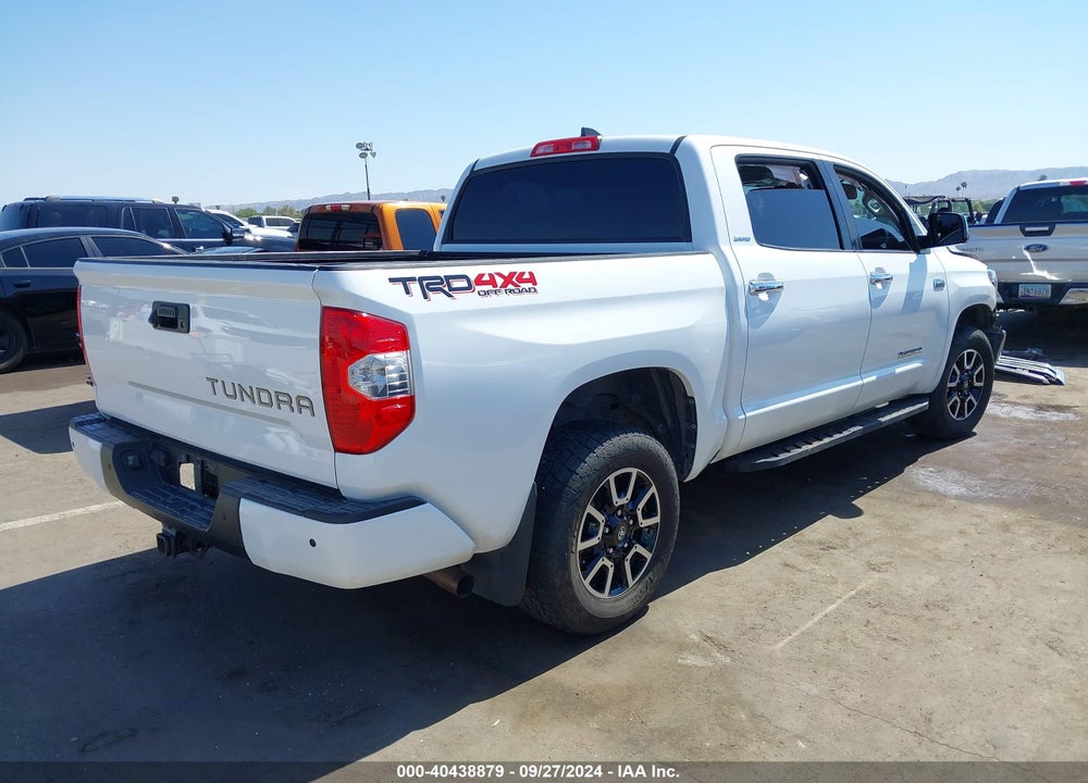 2020 TOYOTA TUNDRA 4WD LIMITED VIN: 5TFHY5F13LX873696