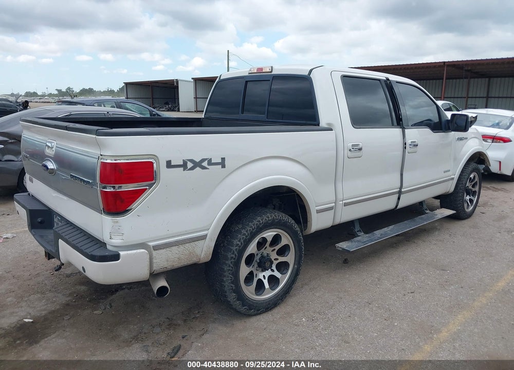 2012 FORD F-150 PLATINUM VIN: 1FTFW1ET2CFC94259