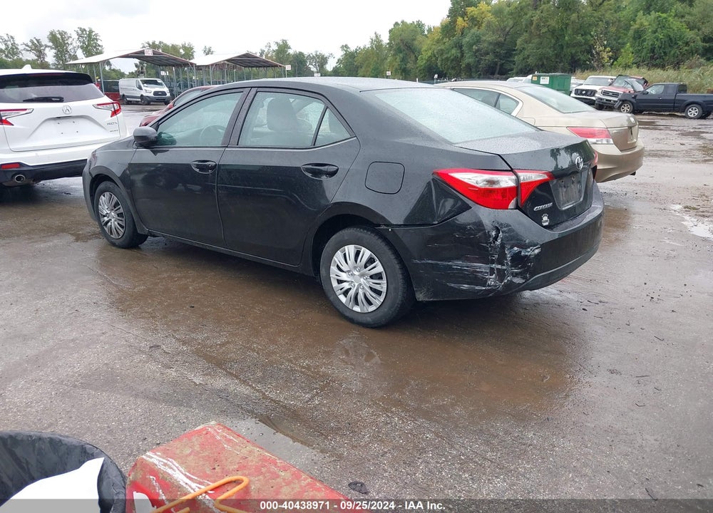 2016 TOYOTA COROLLA L VIN: 5YFBURHE9GP523017