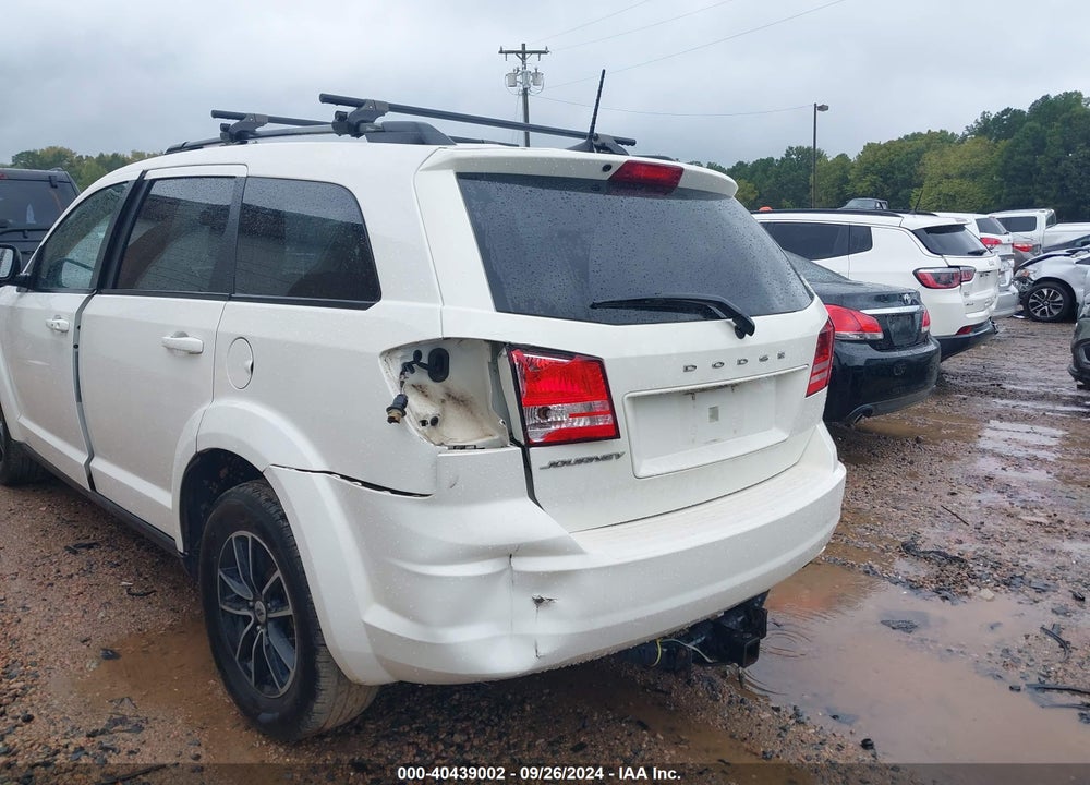 2018 DODGE JOURNEY SE VIN: 3C4PDCAB5JT443169