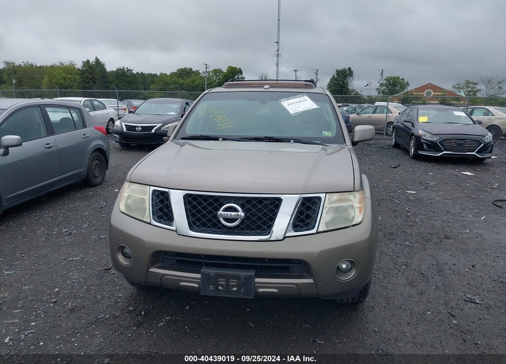 2008 NISSAN PATHFINDER SE VIN: 5N1AR18B18C603731