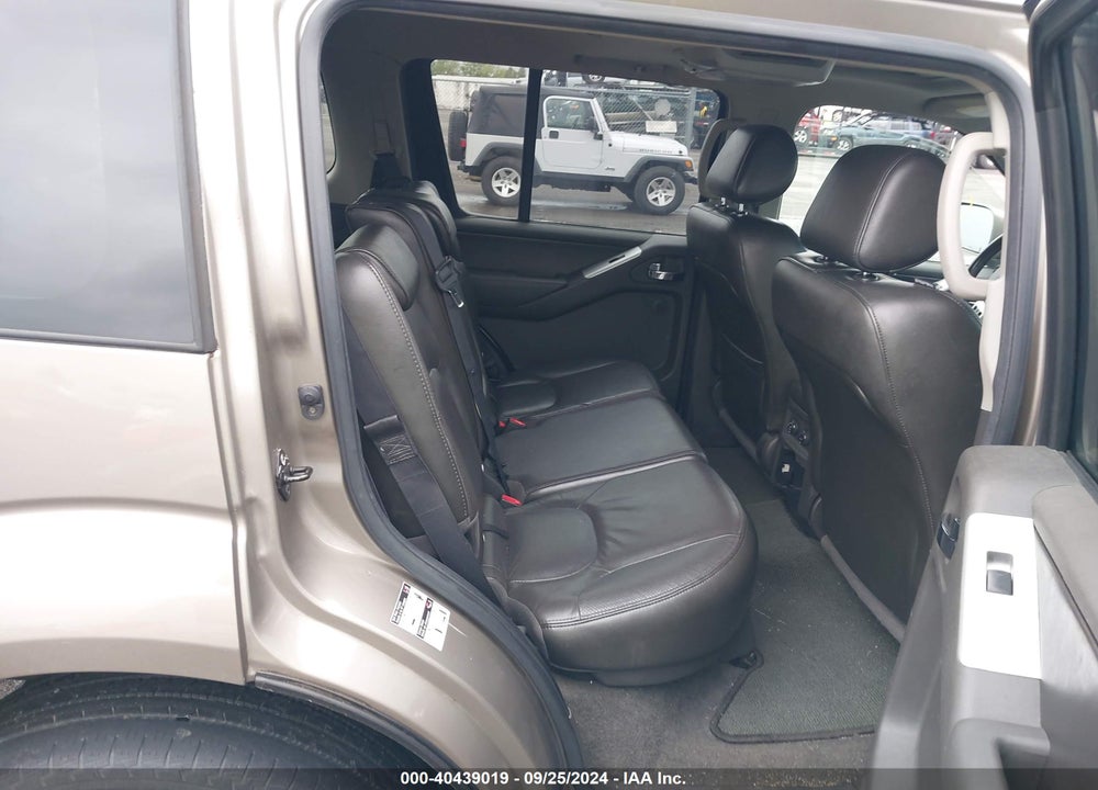 2008 NISSAN PATHFINDER SE VIN: 5N1AR18B18C603731
