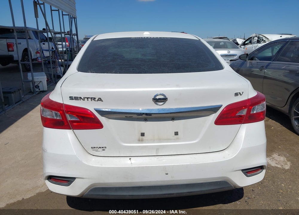 2017 NISSAN SENTRA SV VIN: 3N1AB7AP4HY217297