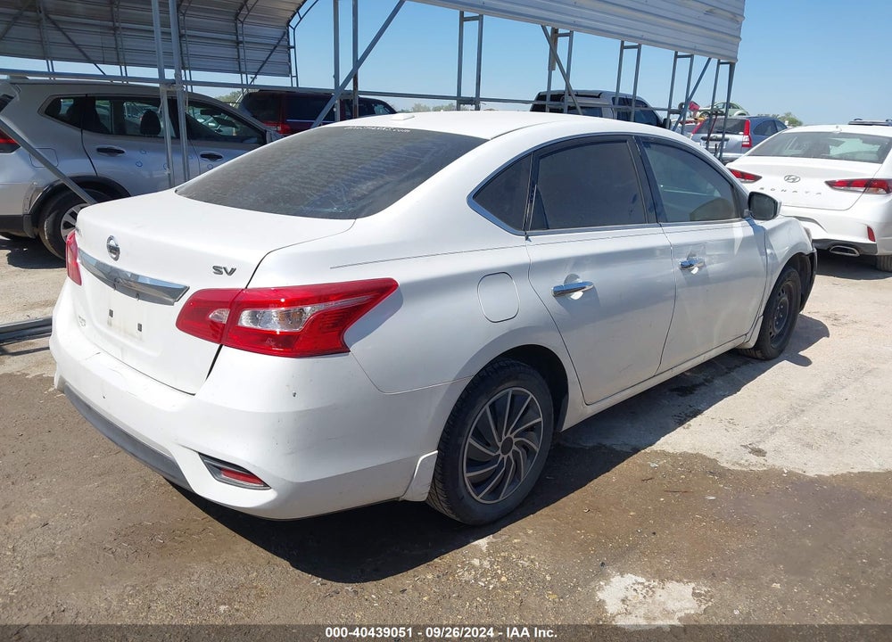 2017 NISSAN SENTRA SV VIN: 3N1AB7AP4HY217297