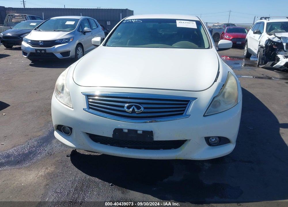 2012 INFINITI G25 JOURNEY VIN: JN1DV6AP7CM812526