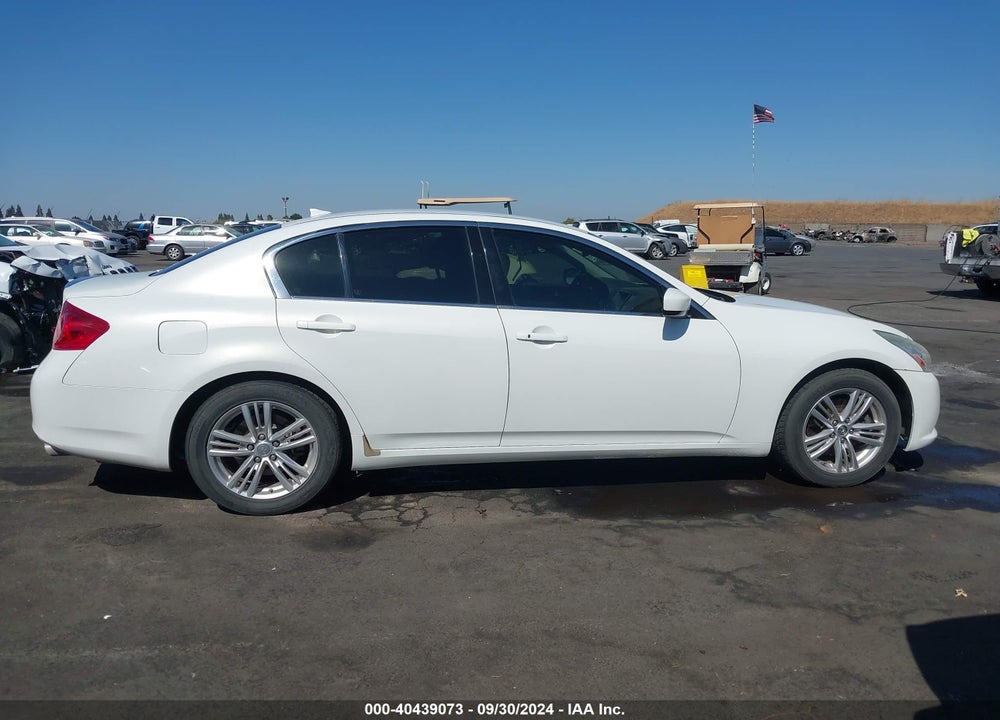 2012 INFINITI G25 JOURNEY VIN: JN1DV6AP7CM812526
