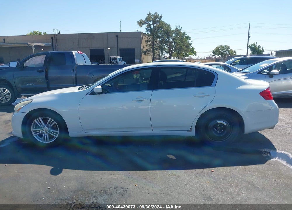 2012 INFINITI G25 JOURNEY VIN: JN1DV6AP7CM812526
