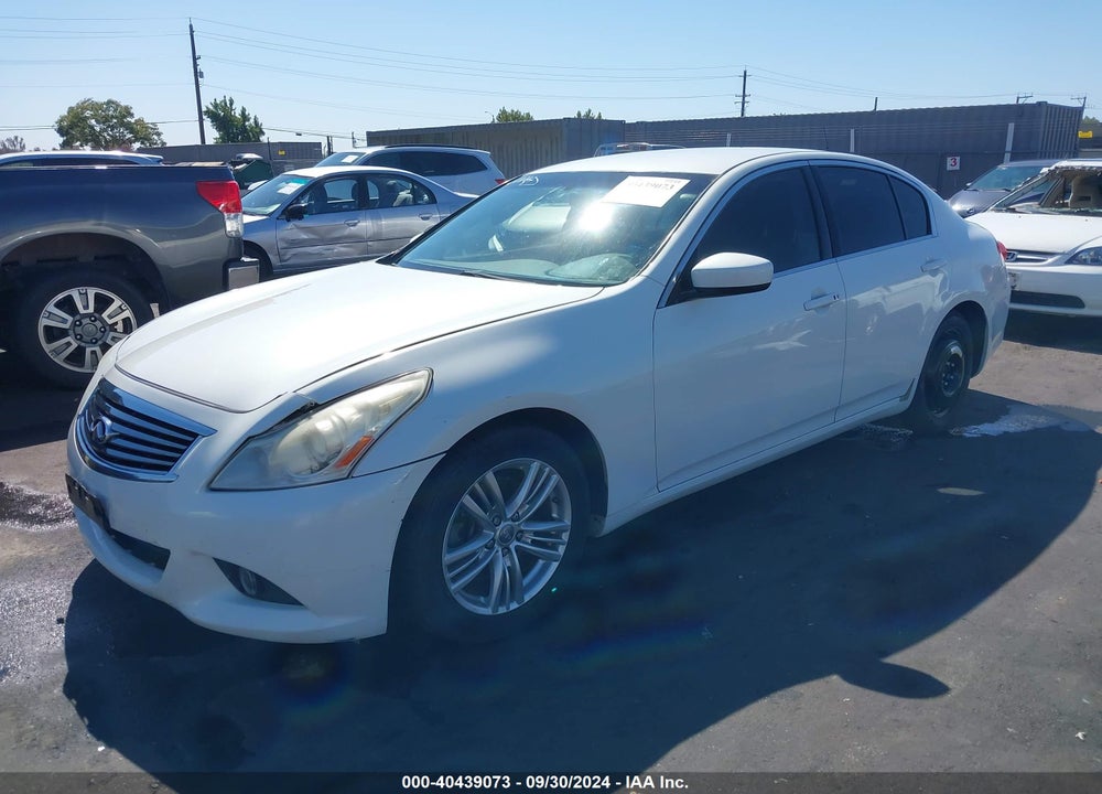 2012 INFINITI G25 JOURNEY VIN: JN1DV6AP7CM812526