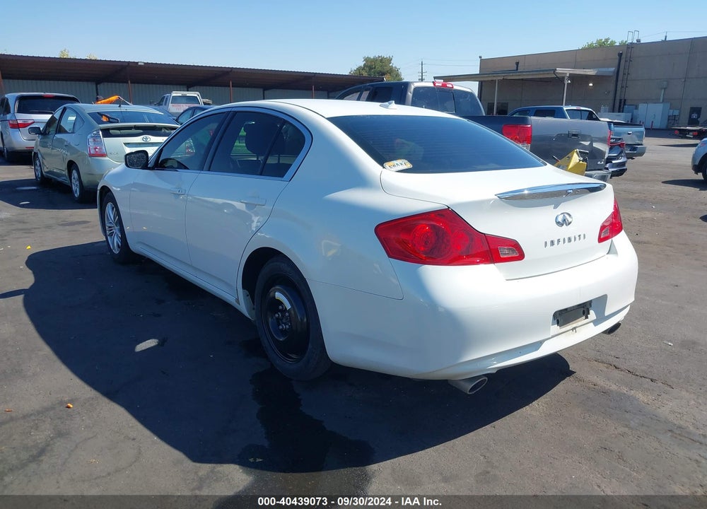 2012 INFINITI G25 JOURNEY VIN: JN1DV6AP7CM812526