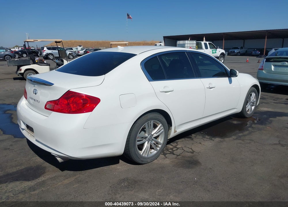 2012 INFINITI G25 JOURNEY VIN: JN1DV6AP7CM812526