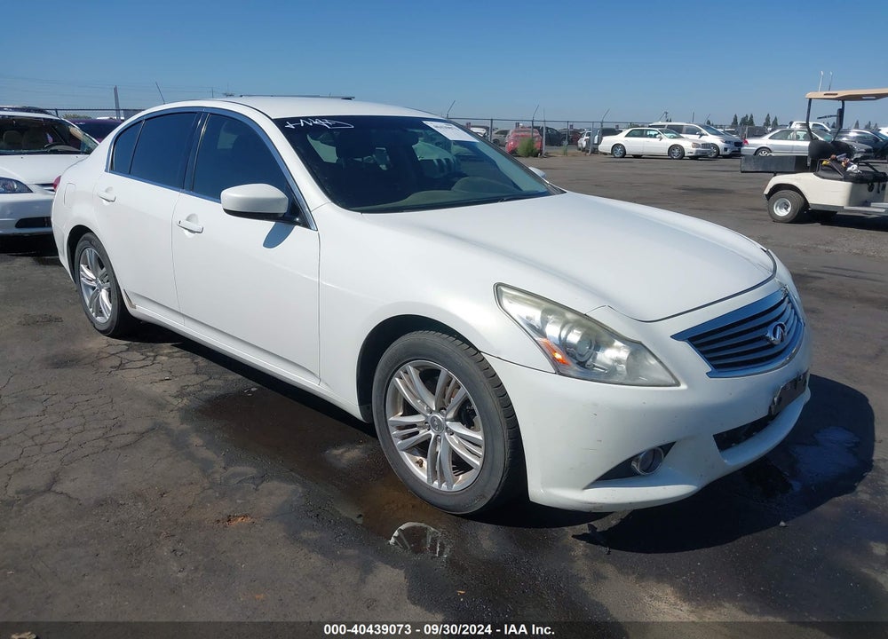 2012 INFINITI G25 JOURNEY VIN: JN1DV6AP7CM812526