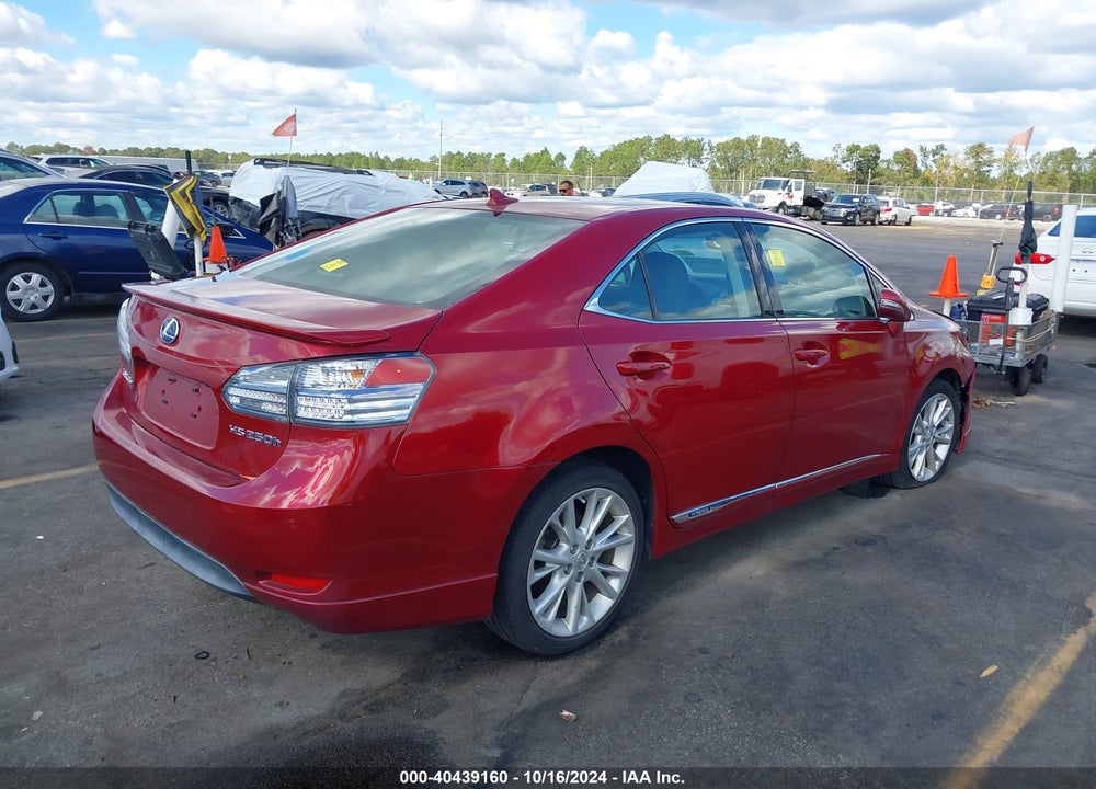 2010 LEXUS HS 250H PREMIUM VIN: JTHBB1BA5A2009991