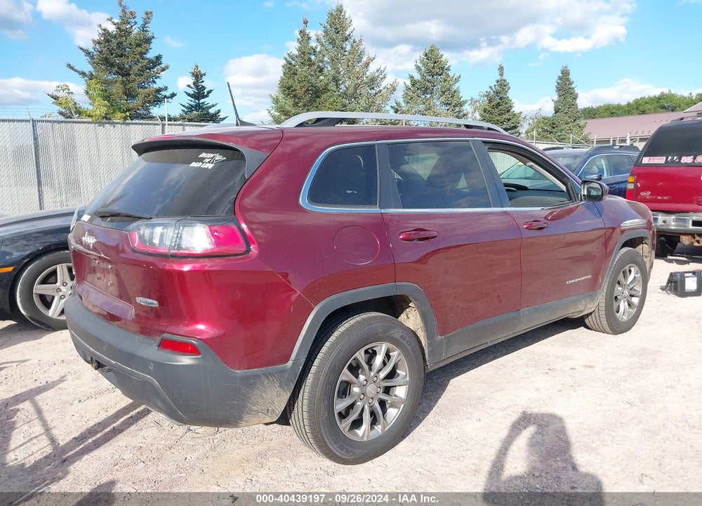 2019 JEEP CHEROKEE LATITUDE PLUS 4X4 VIN: 1C4PJMLX2KD309637