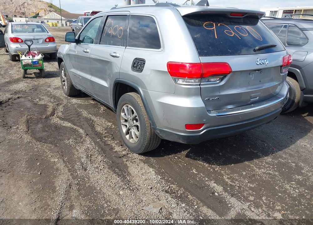 2015 JEEP GRAND CHEROKEE LIMITED VIN: 1C4RJFBG3FC790581