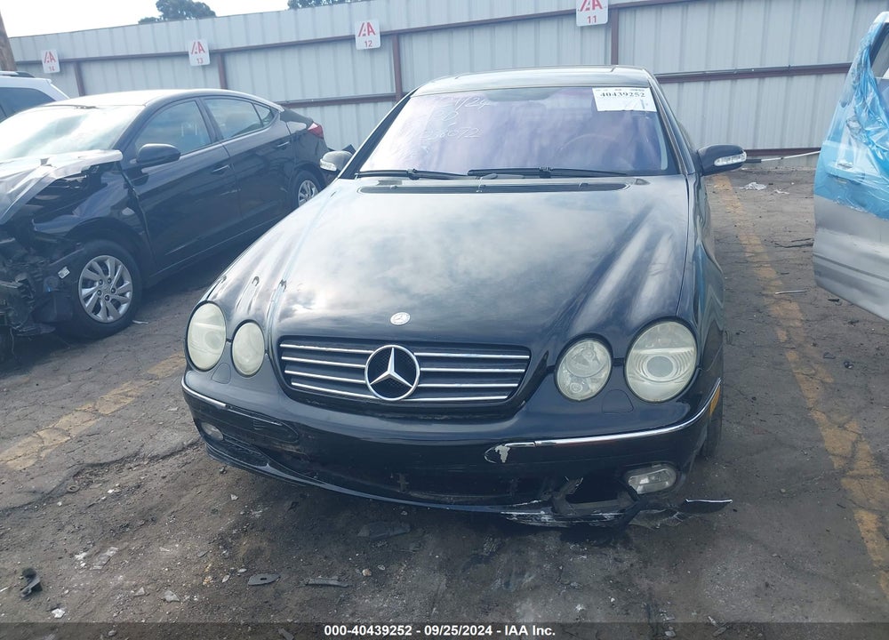 2003 MERCEDES-BENZ CL 500 VIN: WDBPJ75J03A038072