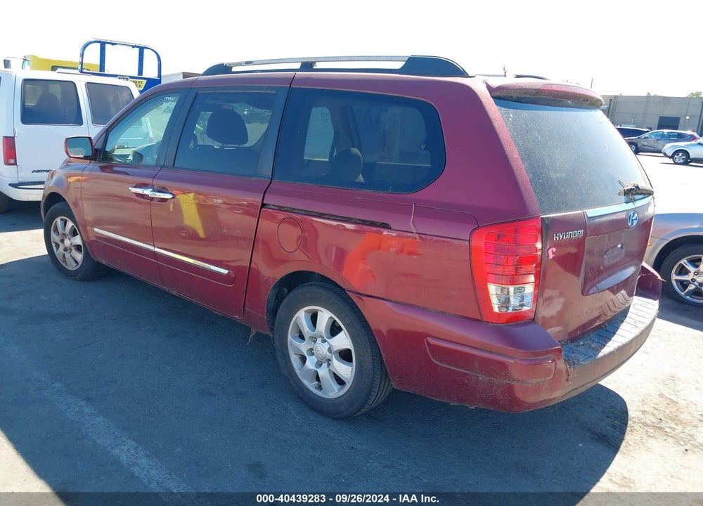 2007 HYUNDAI ENTOURAGE GLS/LIMITED/SE VIN: KNDMC233676016334