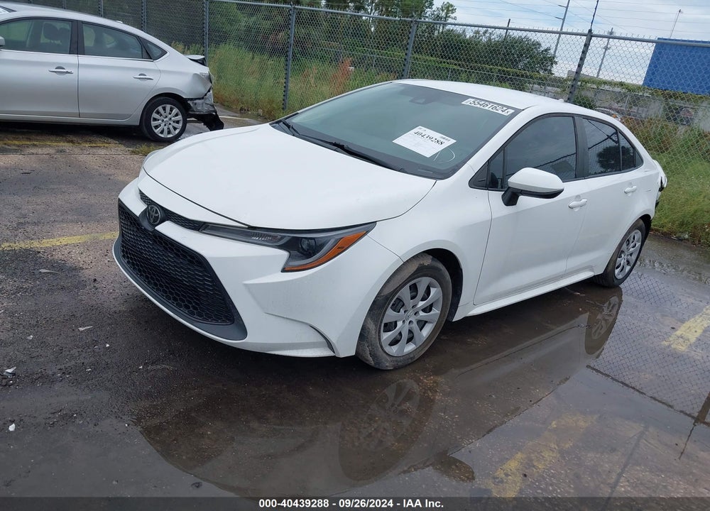 2022 TOYOTA COROLLA LE VIN: 5YFEPMAE4NP281297