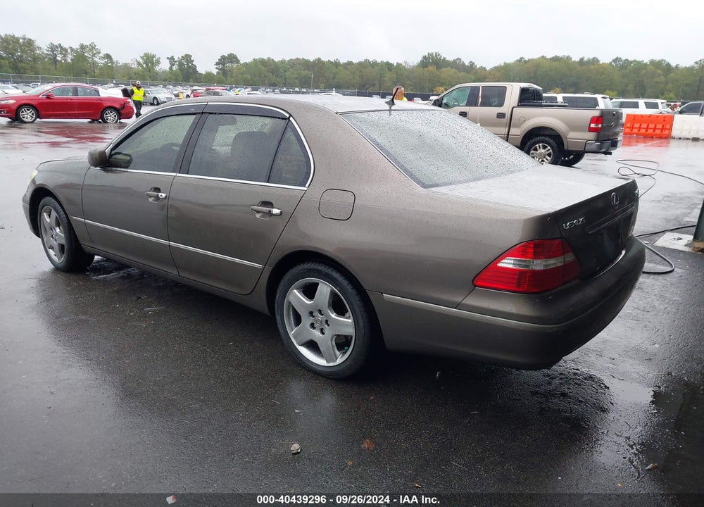 2005 LEXUS LS 430 VIN: JTHBN36F055021124