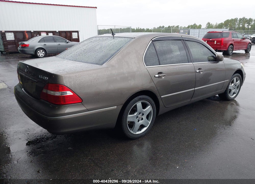 2005 LEXUS LS 430 VIN: JTHBN36F055021124