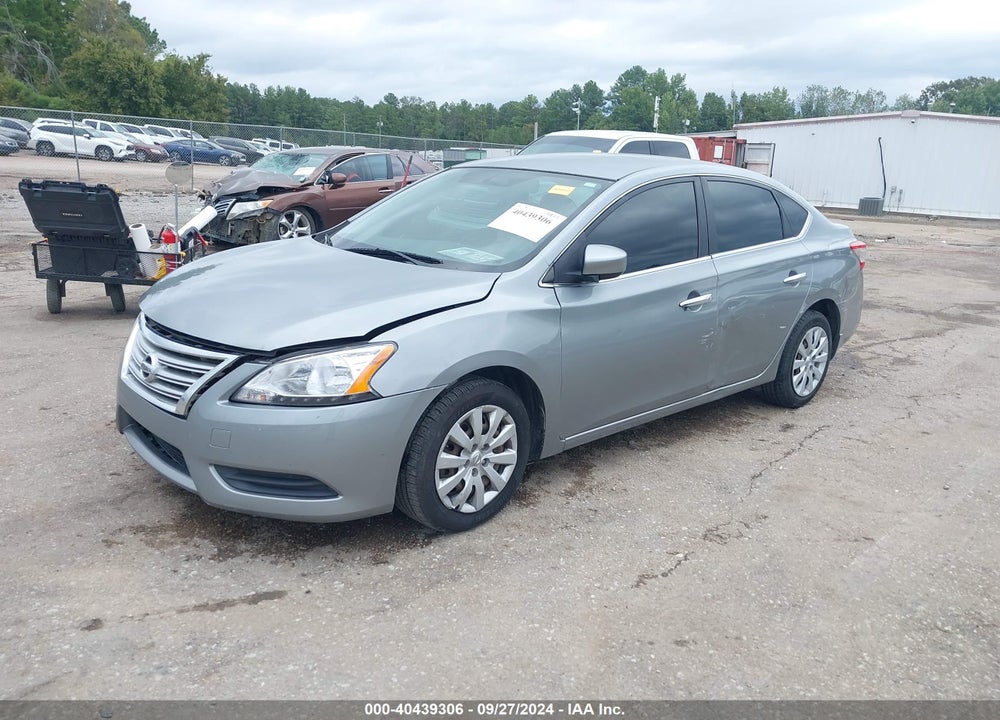 2014 NISSAN SENTRA S VIN: 3N1AB7AP7EY318698