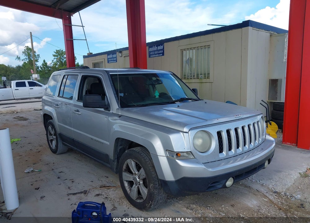 2012 JEEP PATRIOT LATITUDE VIN: 1C4NJPFA8CD551320