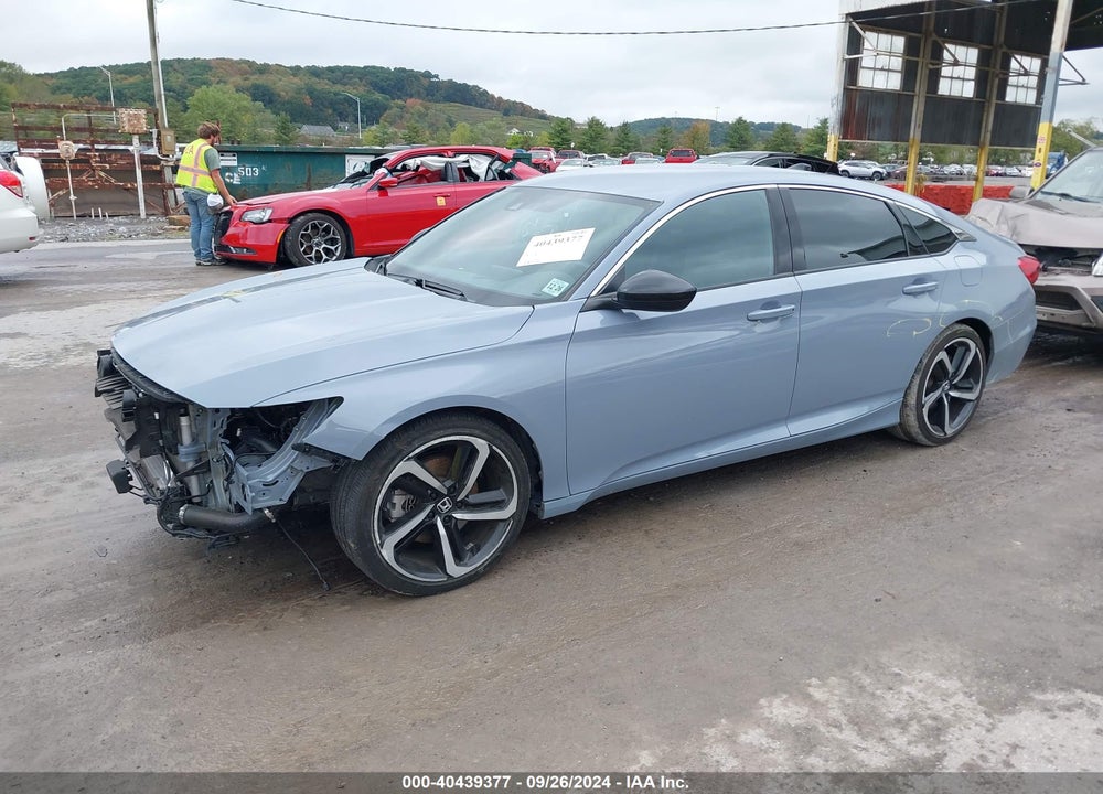 2022 HONDA ACCORD SPORT VIN: 1HGCV1F39NA007778