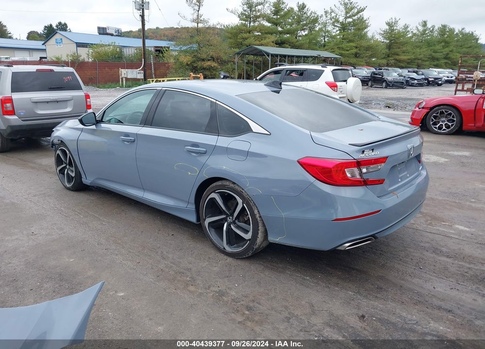 2022 HONDA ACCORD SPORT VIN: 1HGCV1F39NA007778