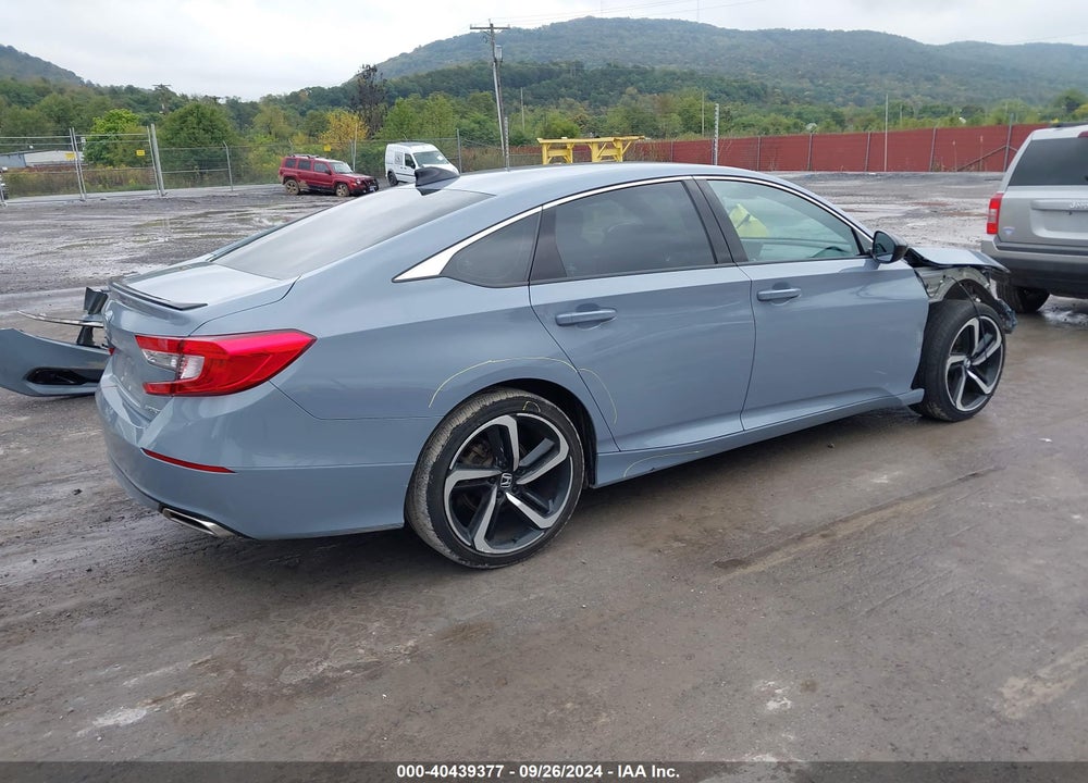 2022 HONDA ACCORD SPORT VIN: 1HGCV1F39NA007778