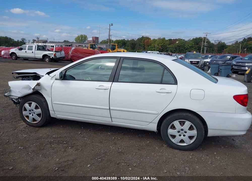 2008 TOYOTA COROLLA LE VIN: 2T1BR32EX8C867612
