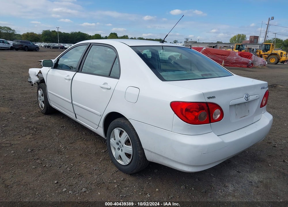 2008 TOYOTA COROLLA LE VIN: 2T1BR32EX8C867612