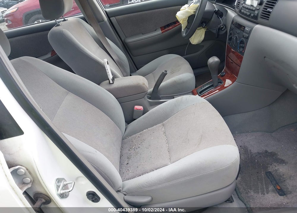 2008 TOYOTA COROLLA LE VIN: 2T1BR32EX8C867612