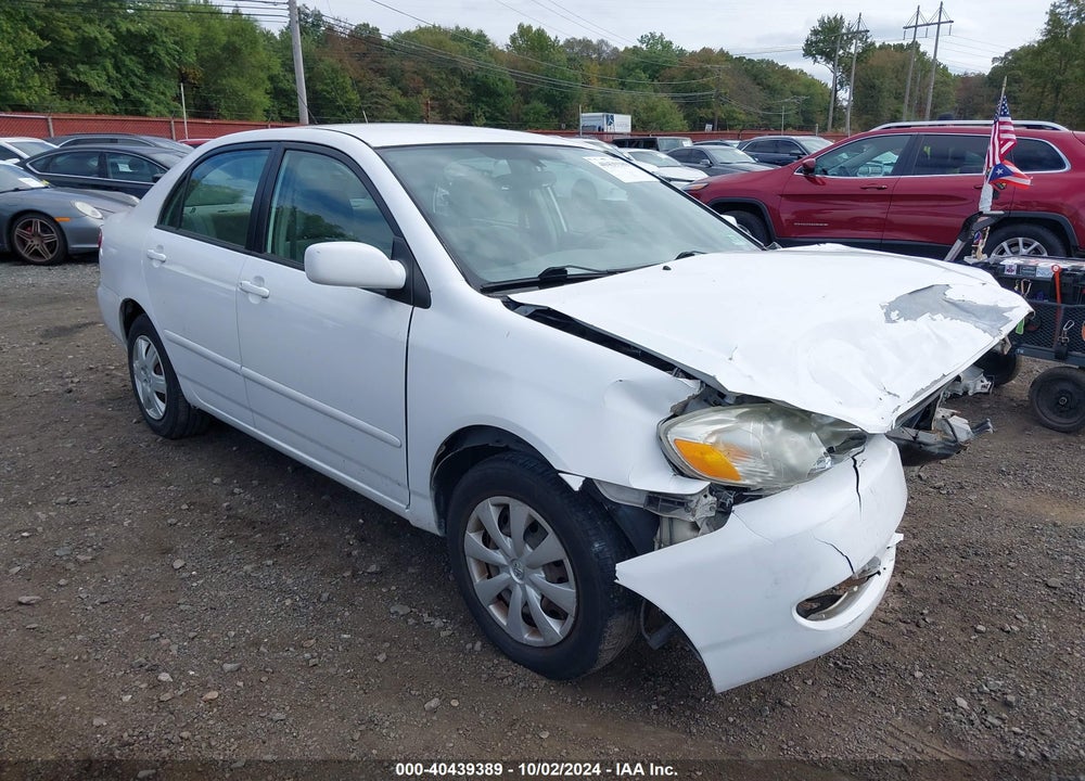 2008 TOYOTA COROLLA LE VIN: 2T1BR32EX8C867612